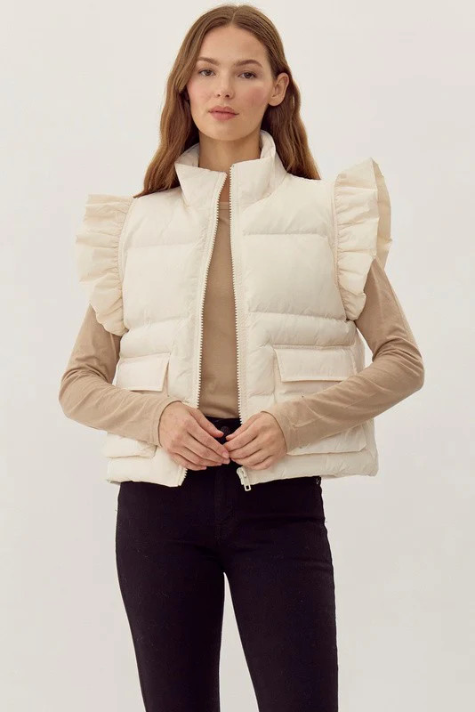 Cream Puff Vest Large | HAILOS