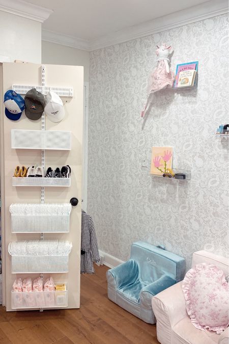 Kid room nursery organizer but honestly I use it in our bathrooms and closets too!! I also have one as a pantry organizer as well, seriously love this thing!! It’s 100% customizable organization. Also linking the kid room decor like chairs and clear floating shelves for books. 

Baby room, kid room, home decor, nursery decor, home organization 

#LTKhome #LTKfamily #LTKbaby