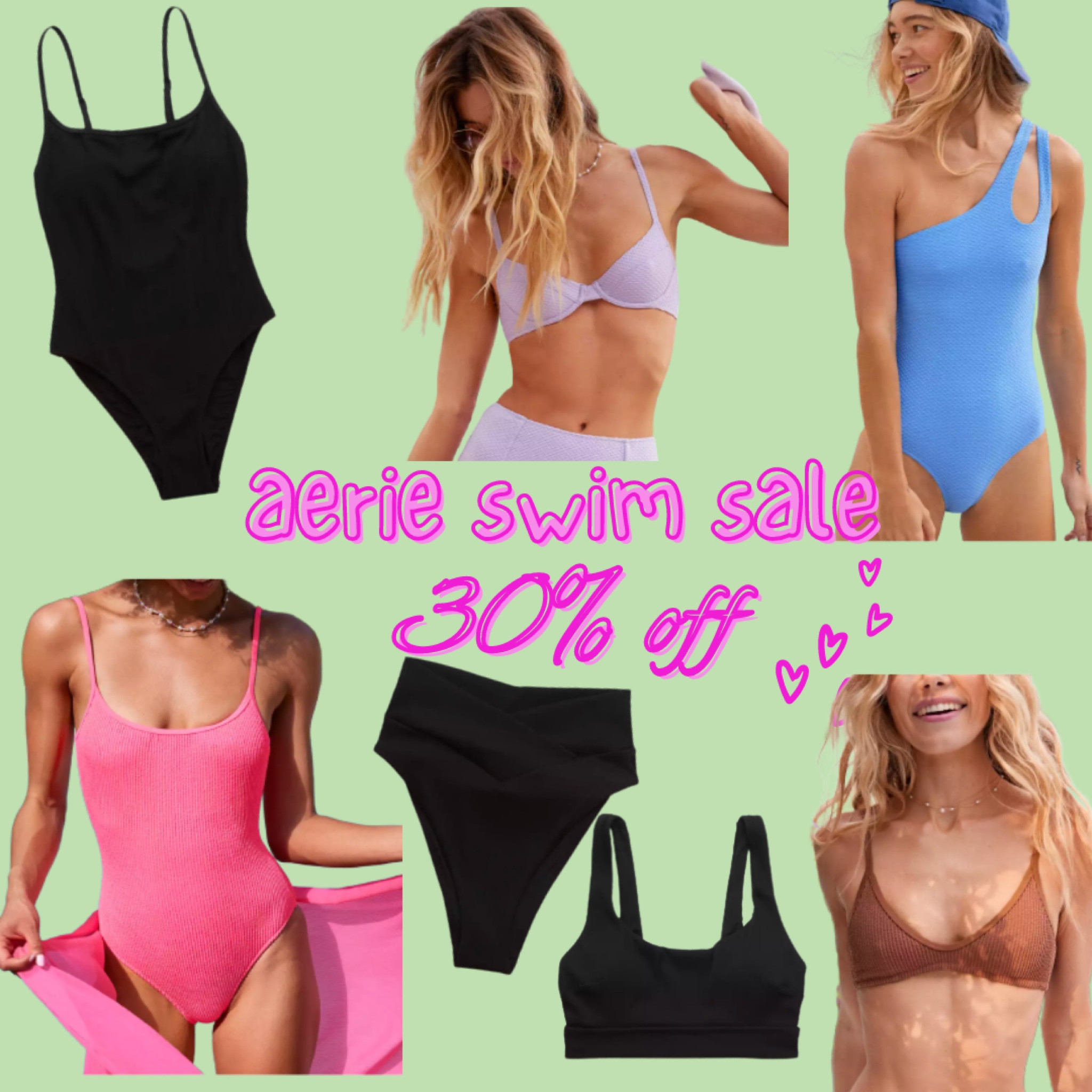 aerie swim sale ✨ 30% off just in time for spring break! #LTKspringsale 

#LTKswim #LTKsalealert #LTKSale