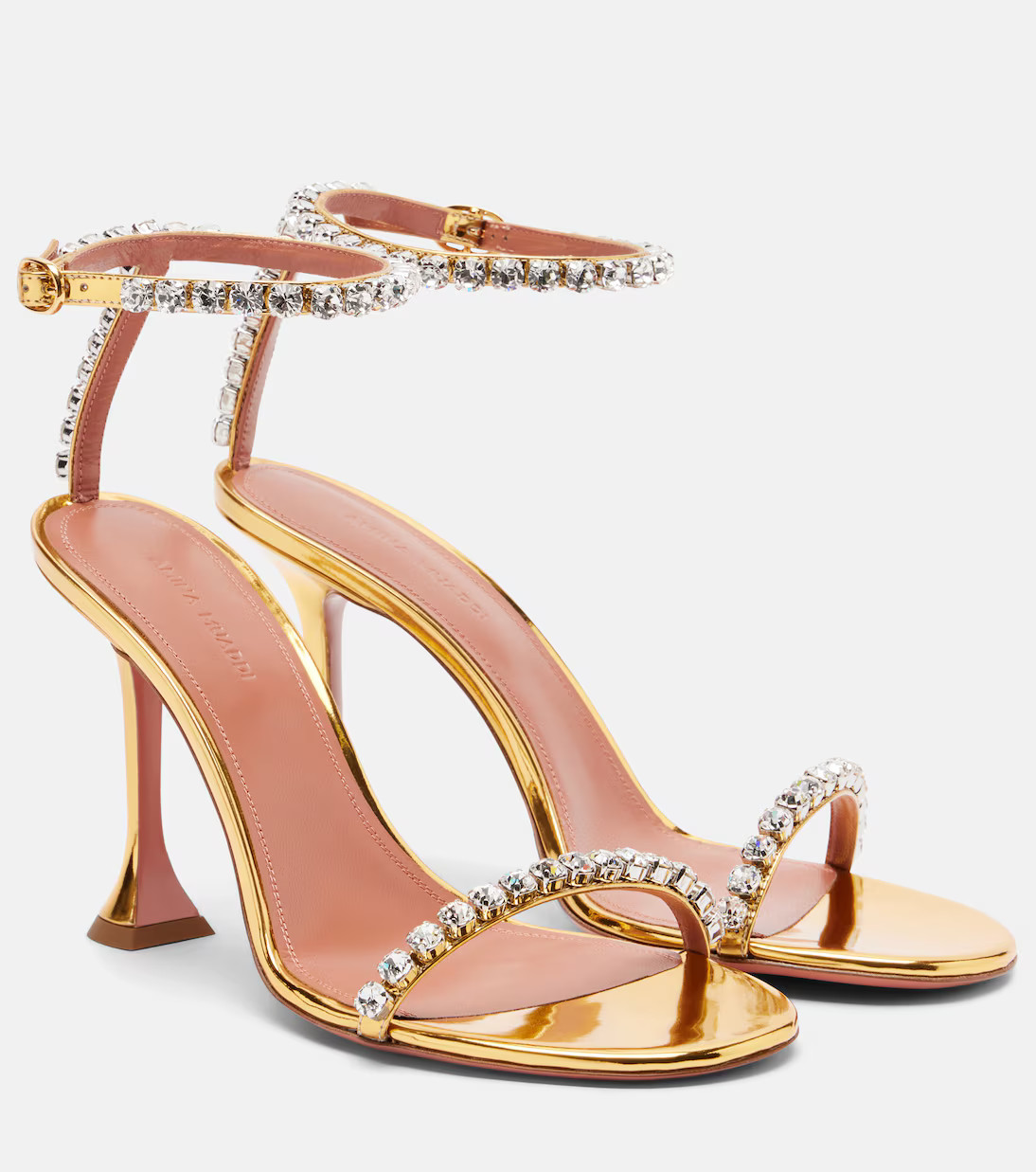Gigi 95 embellished leather sandals | Mytheresa (US/CA)