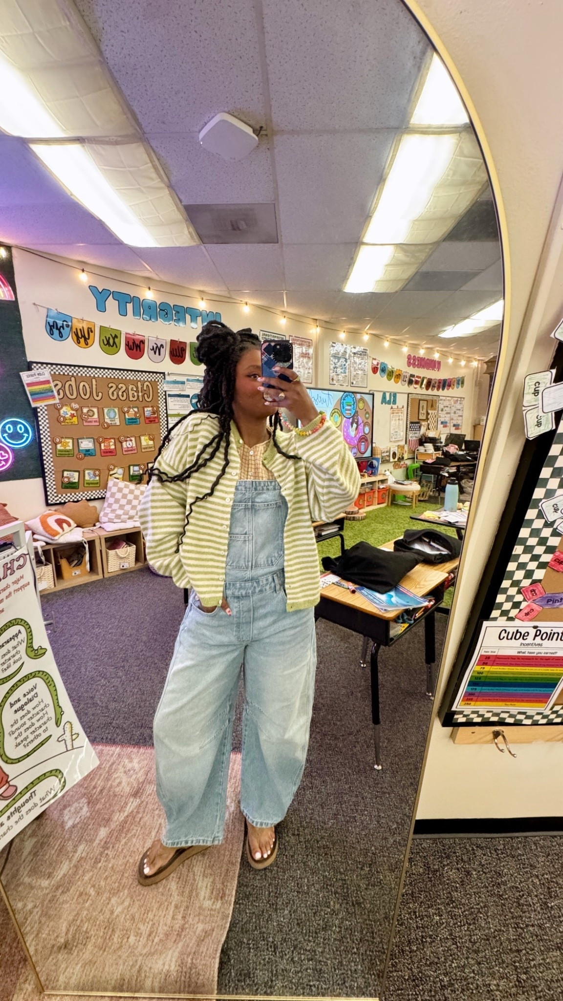 Tuesday! 
Overalls: Medium
Top: Small
Cardigan: Mediumm

#LTKdayinmylife #LTKgrwm #LTKootd