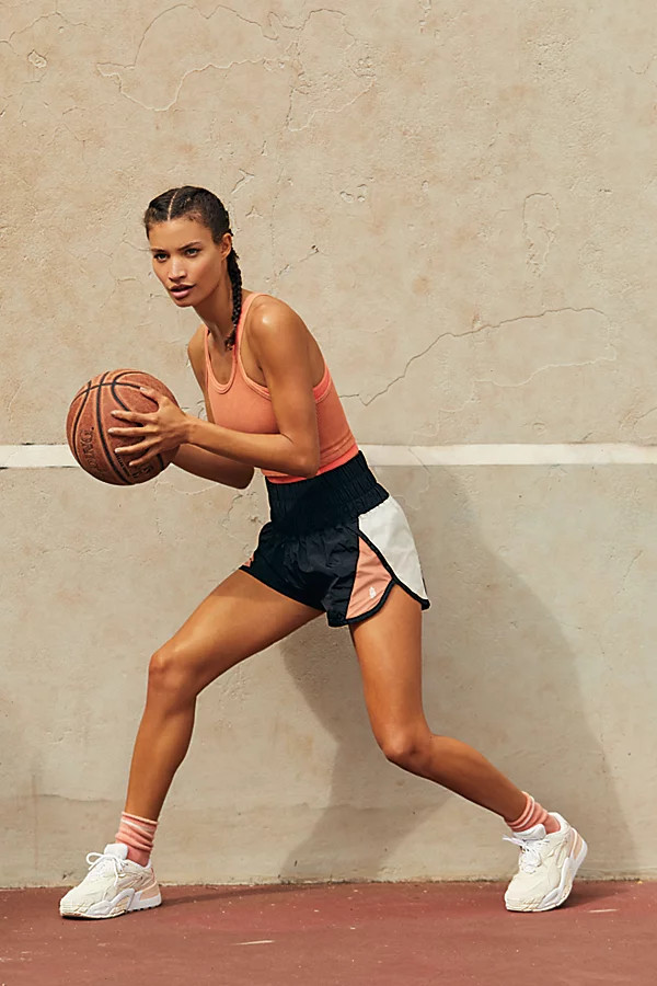 The Way Home Colorblock Shorts by FP Movement at Free People, Black Combo, S | Free People (Global - UK&FR Excluded)