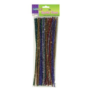 Creativity Street® Assorted Sparkle Chenille Stems, 100ct. | 12" | Michaels® | Michaels Stores