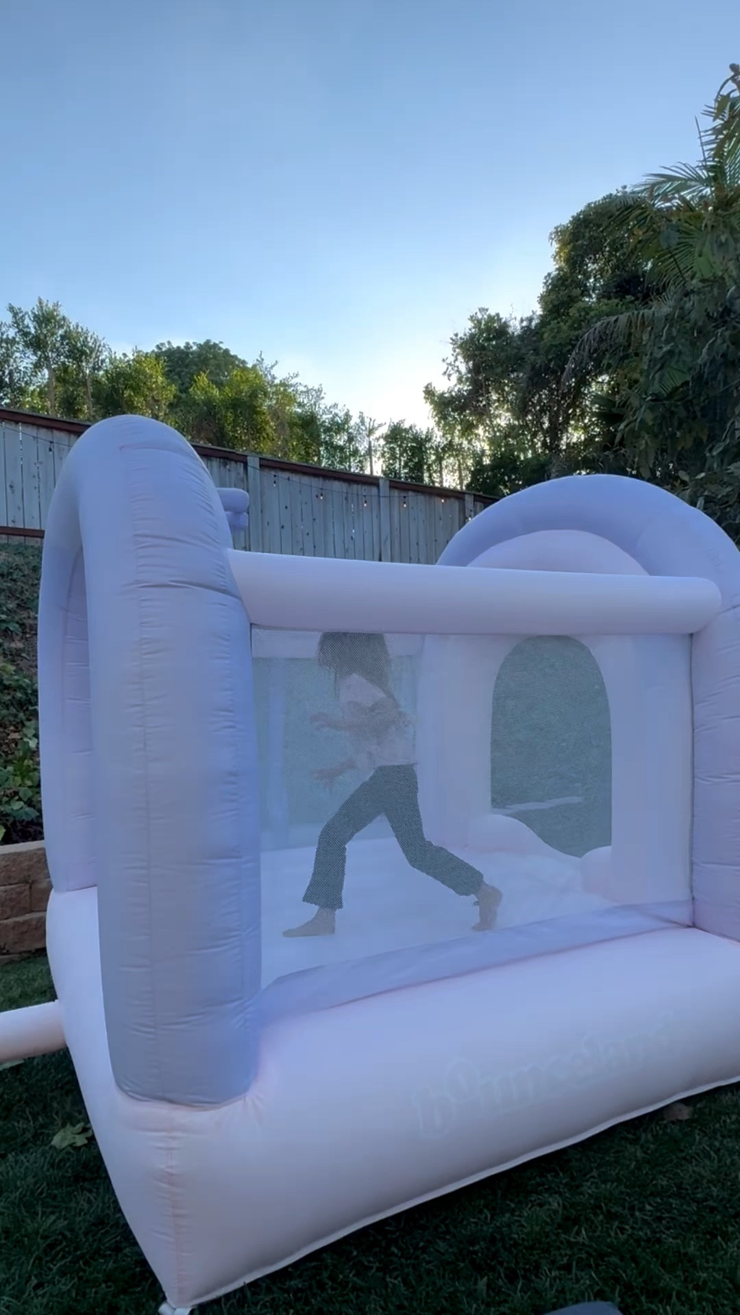 Rell got this mini bounce house for her birthday a year ago & it has been great to pull out all year round! Easy to store, and so easy & quick to set up! 

Pastel bounce house, outdoor toys, summer toys 

#LTKFamily #LTKSeasonal #LTKKids