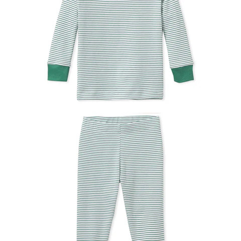 Baby Long-Long Set in Classic Green | Lake Pajamas