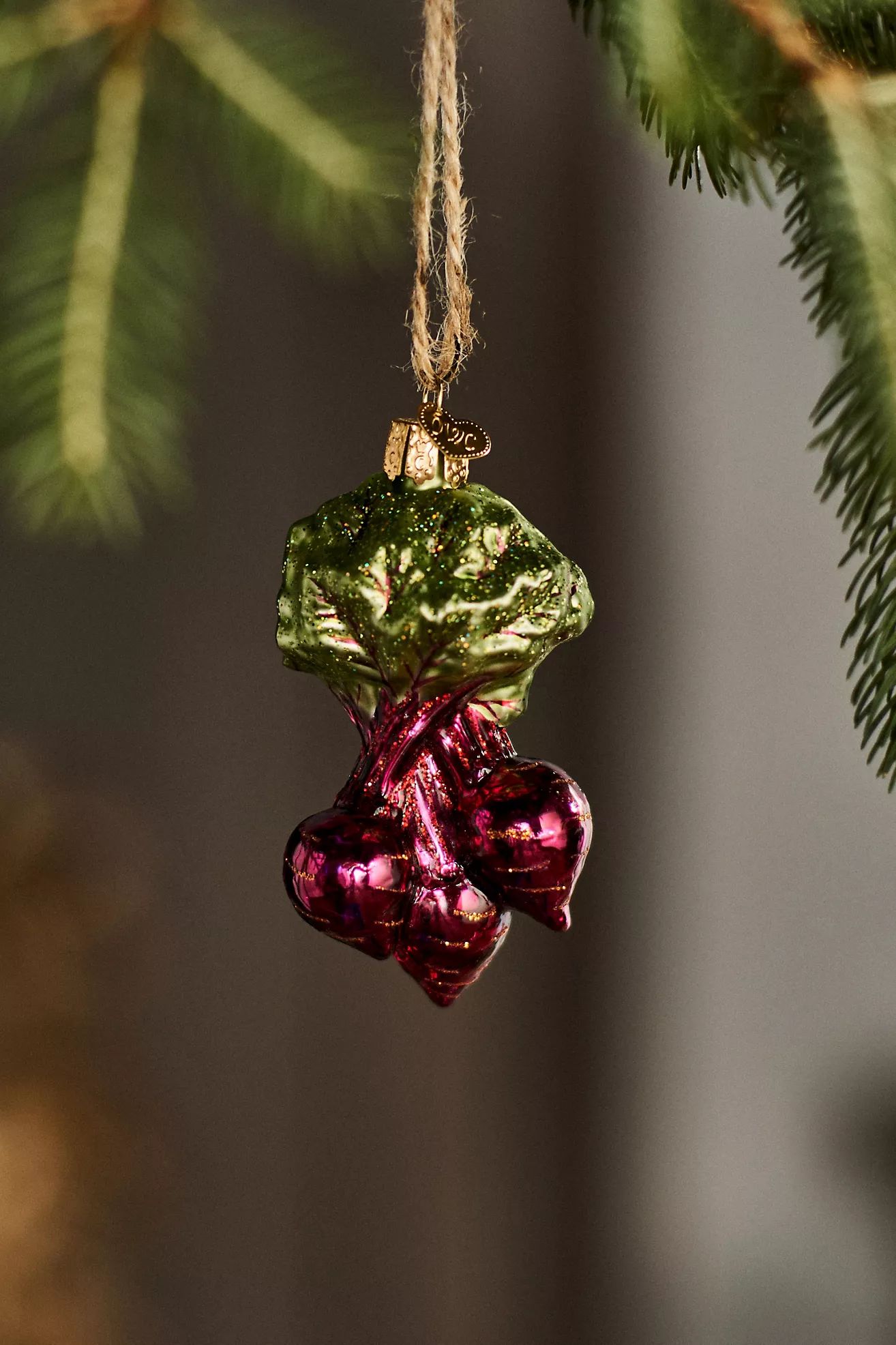 Beet Bunch Glass Ornament | Anthropologie (US)