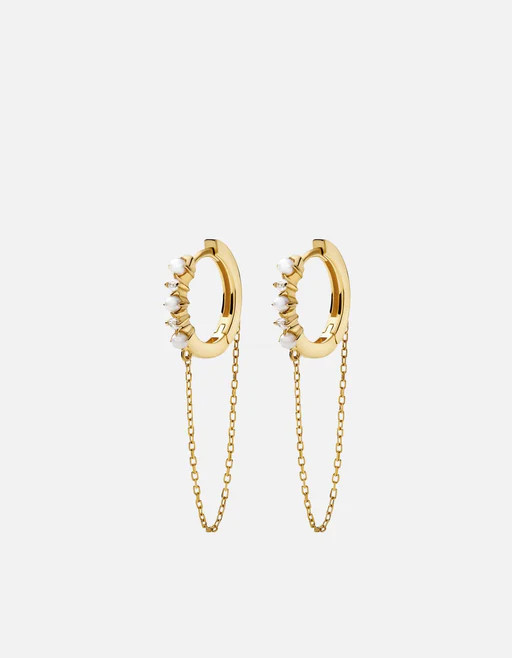 Calista Huggie Pearl Earrings | Miansai