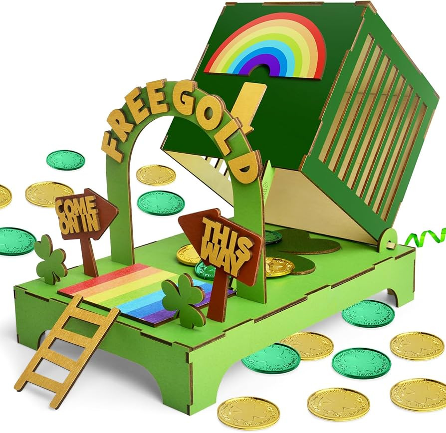 PPER-Jie Leprechaun Trap Kit for Kids Catch a Leprechaun Trap Supplies for St Patrick's Day | Amazon (US)