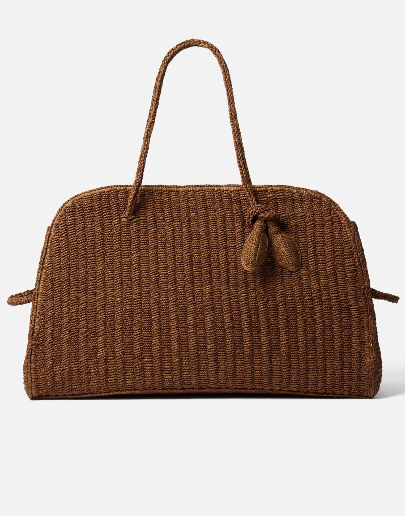 Jacquemus The large raffia Turismo

Large bowling bag in basket-weave raffia
- Entirely handmade, this bag required approximately 130 hours of work

#LTKMothersDay #LTKSeasonal #LTKWorkwear