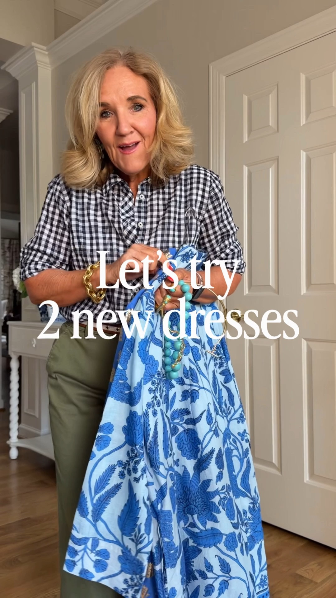 The Helen dress is a lightweight cotton voile fully lined. I do size down to a small 

Gingham shirt size medium 
Green jeans size 8 petite 

Wedding guest beach wedding Mother’s Day 


#LTKOver40 #LTKMothersDay #LTKWedding