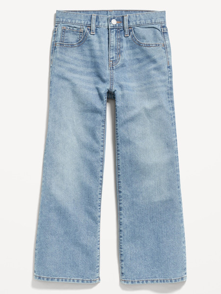 High-Waisted Baggy Wide-Leg Jeans for Girls | Old Navy (US)