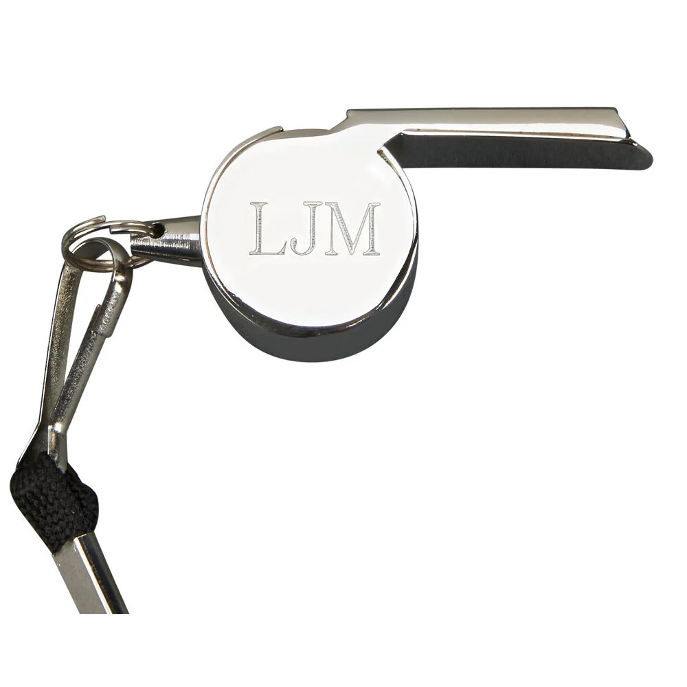 Stainless Steel Coach's Whistle with Lanyard | Creative Gifts International