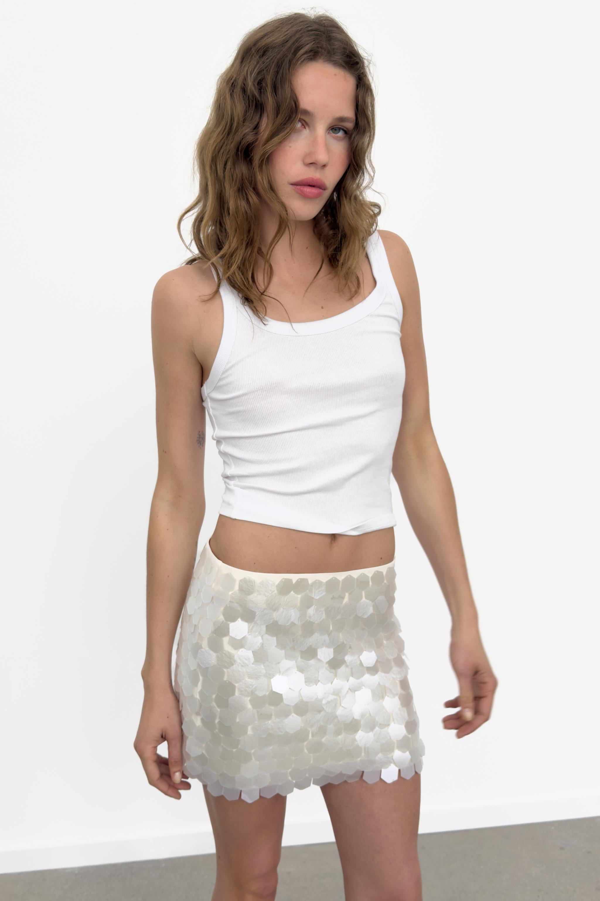 SEQUIN MINI SKIRT | Zara US