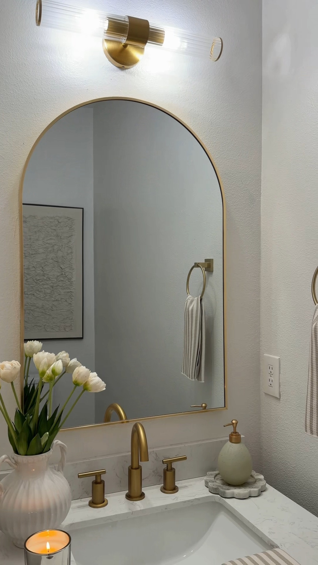 Spring bathroom decor 🌷 I love a bathroom refresh for spring! 

#LTKSeasonal #LTKHome #LTKmomlife