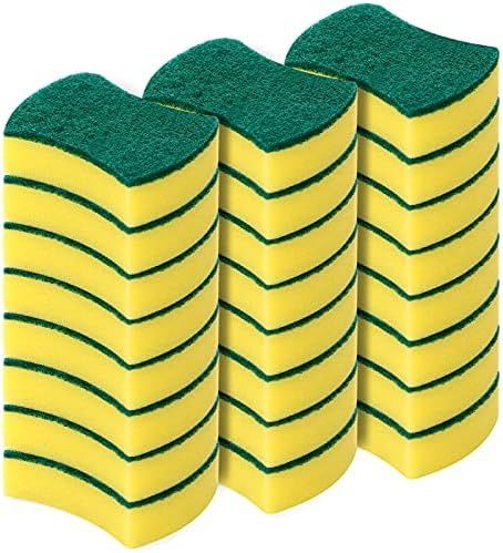 MAVGV Kitchen Cleaning Sponges,24 Pack Eco Non-Scratch for Dish,Scrub Sponges | Amazon (CA)