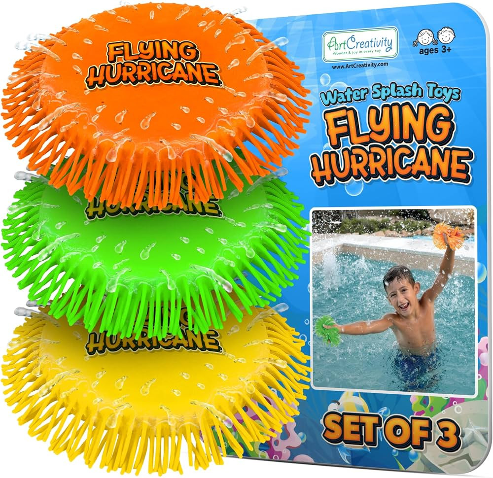 ArtCreativity Soft Water Frisbees for Kids, Soft Sports Discs (3 Pack), Beach Water Toys & Swimmi... | Amazon (US)