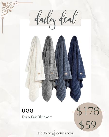 66% OFF Ugg blankets! 