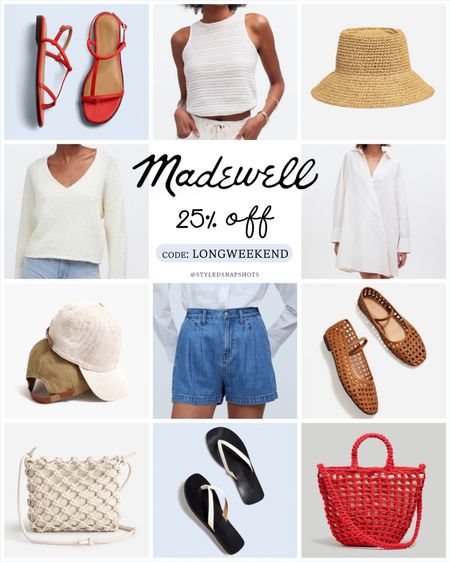 Madewell Sale! 25% off summer essentials & an extra 25% off sale items with code LONGWEEKEND 

spring sandals, summer shoes, vacation style, summer bags 

#LTKSaleAlert #LTKStyleTip #LTKSeasonal