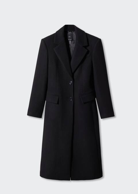 Wool overcoat -  Women | Mango USA | MANGO (US)