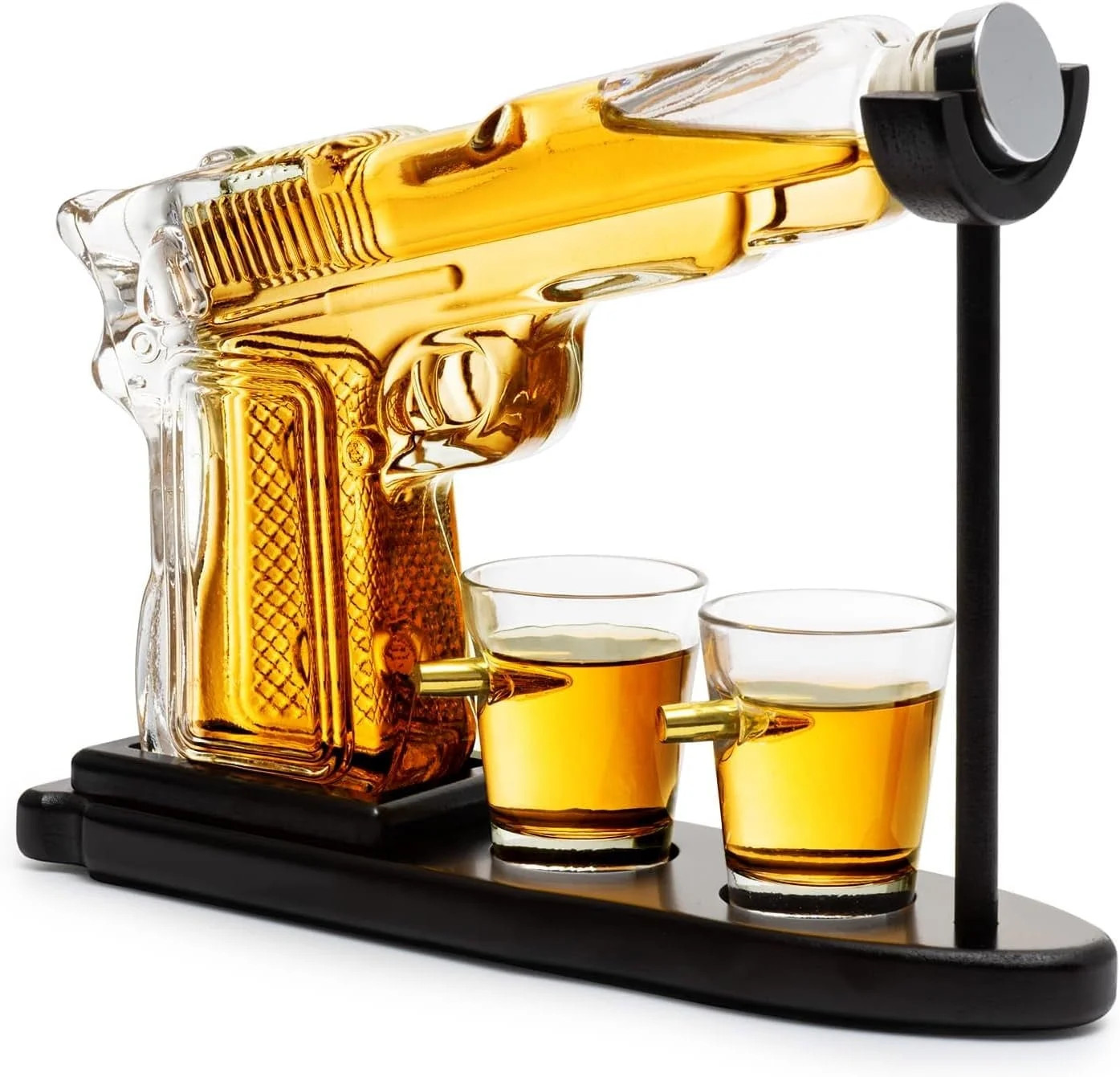 Whiskey Decanter Set,Whiskey Dispenser 230ml with Two Shot Glasses 50ml,Gifts for Men Dad | Walmart (US)