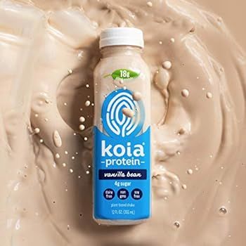 Koia Protein - Ready To Drink Plant Protein Shake (12 oz) - Vanilla Bean - Dairy Free, Gluten Free,  | Amazon (US)