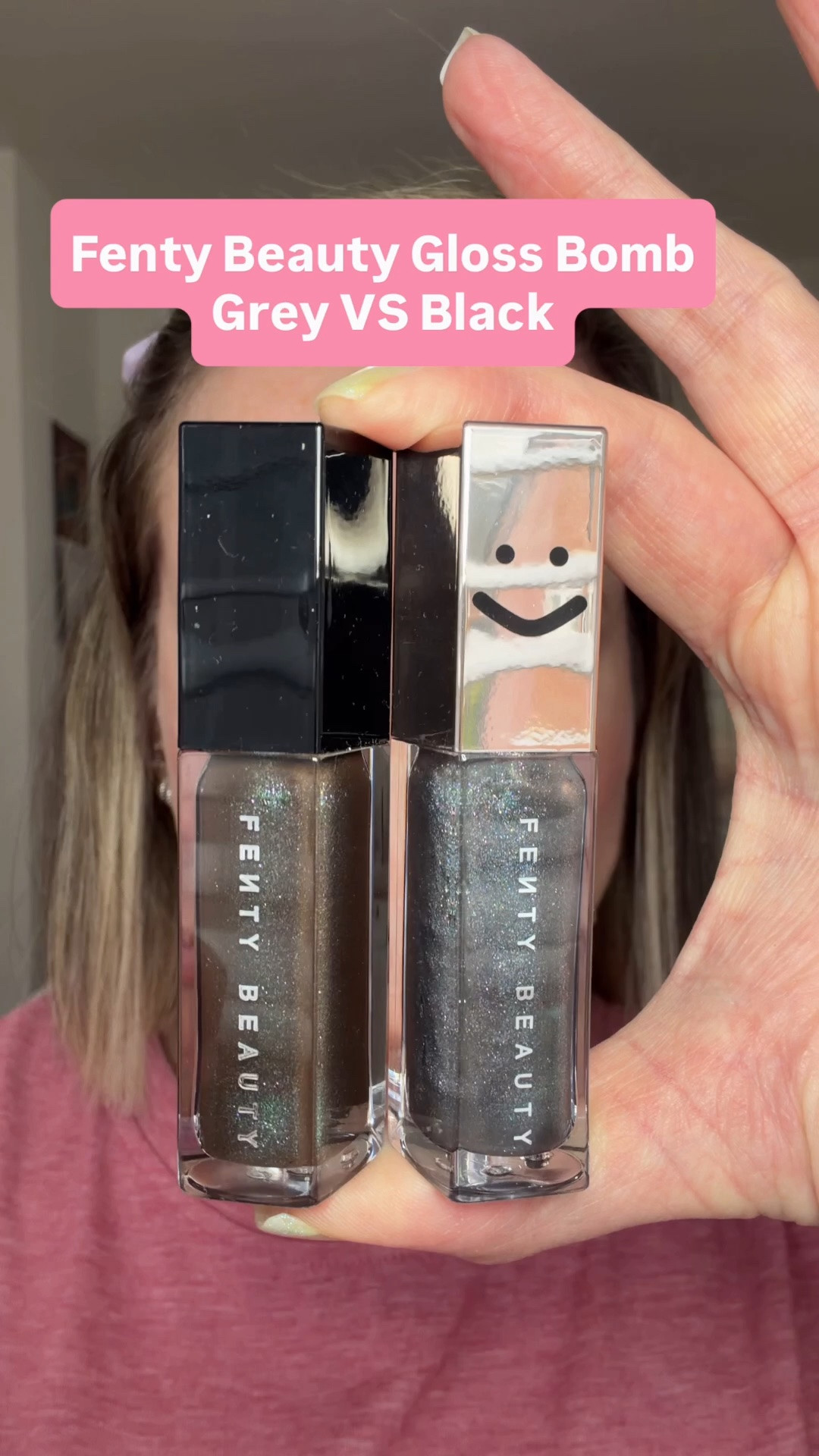@fentybeauty  Fenty Beauty Gloss Bomb
Grey VS Black #ad 

🩶 Major Flex - Gunmetal Holographic Grey
🖤 Caviar Crystalz - Holographic Black

My favourite is Major Flex ✨🎇🪩

Available on Fenty Beauty and @sephorauk @Sephora @Sephora UK 

★ all makeup @fentybeauty 
★ all skincare @fentyskin 

#fentybeauty #sephora #blacklipgloss #glossbomb

#LTKuk #LTKbeauty #LTKdatenight
