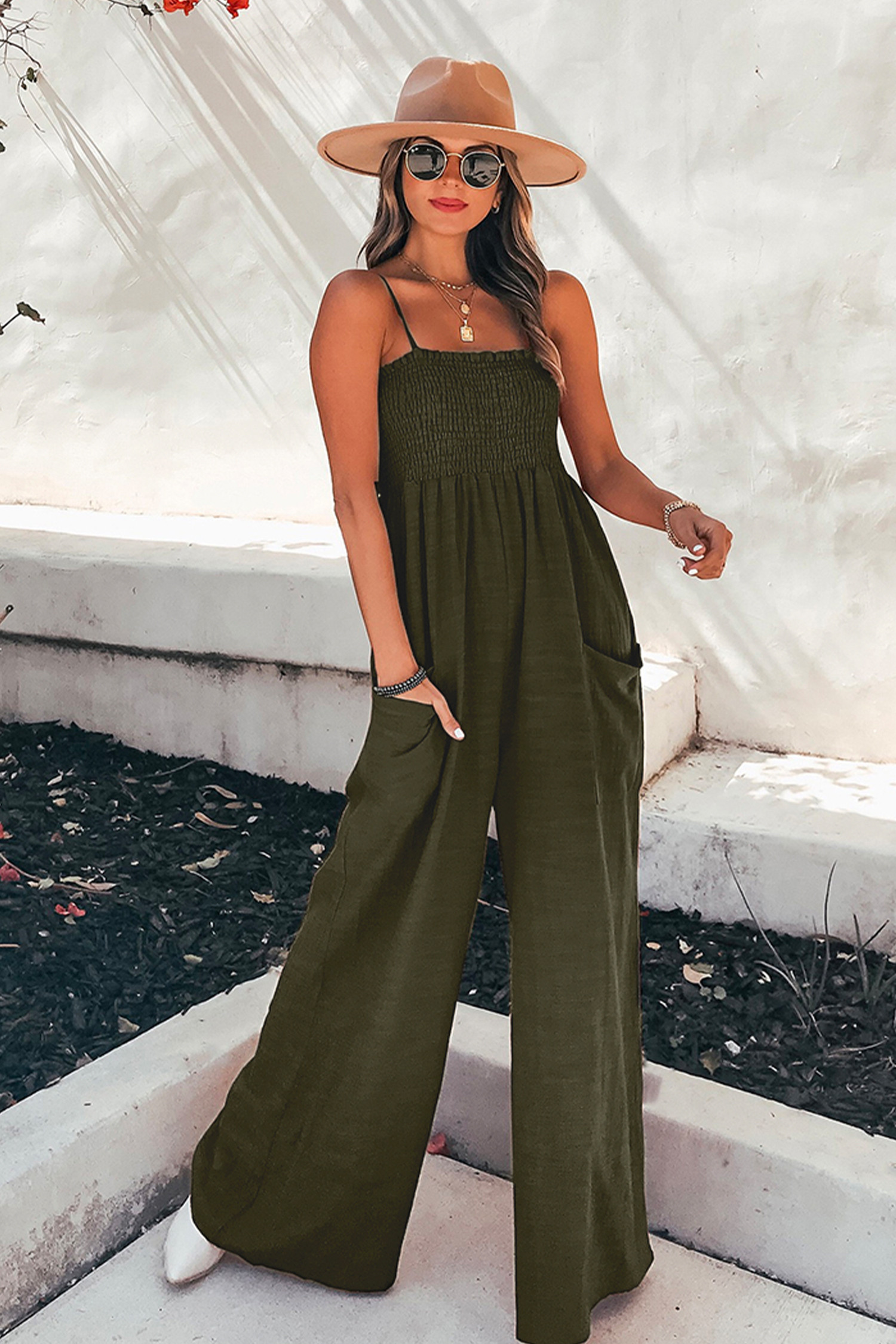 Zola Sleeveless Loose Waisted Jumpsuit | Cupshe US