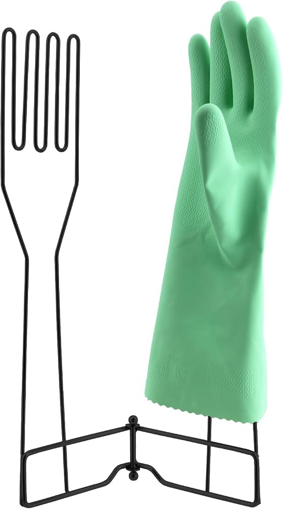 Kitchen Gloves Drying Rack, SUS 304 Stainless Steel Dish Gloves Holder | Amazon (US)