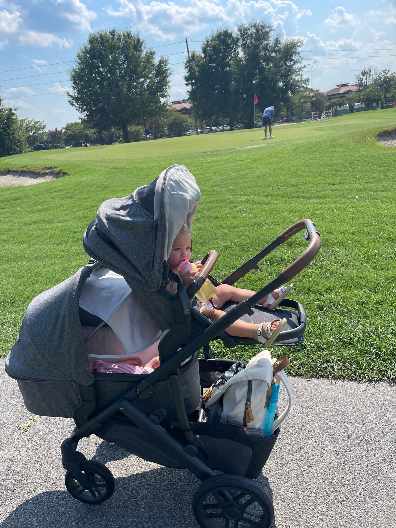 Baby stroller, double stroller, uppababy, bassinet, diaper bag, two under two must haves, golf

#LTKfamily #LTKxNSale #LTKbaby