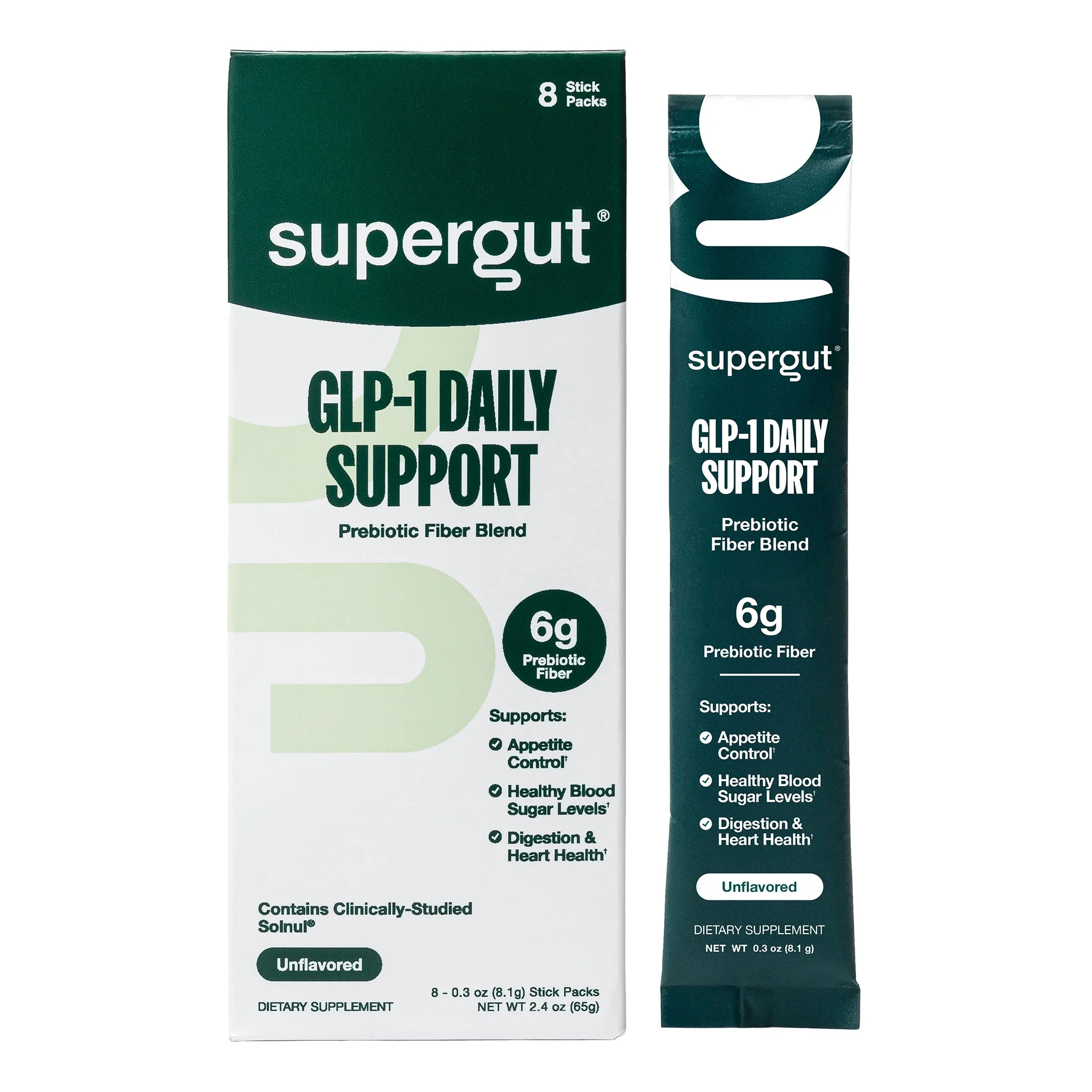 Supergut GLP-1 Daily Support Unflavored Prebiotic Fiber Blend for Appetite Support & Digestive He... | Walmart (US)