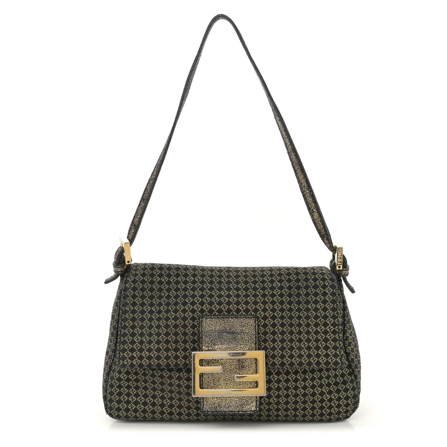 Micro Zucchino Forever Mini Mama Baguette Black Gold | FASHIONPHILE (US)