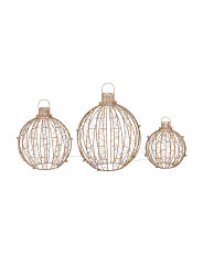 Set Of 3 Indoor Led Ornaments | Pillows & Decor | Marshalls | Marshalls