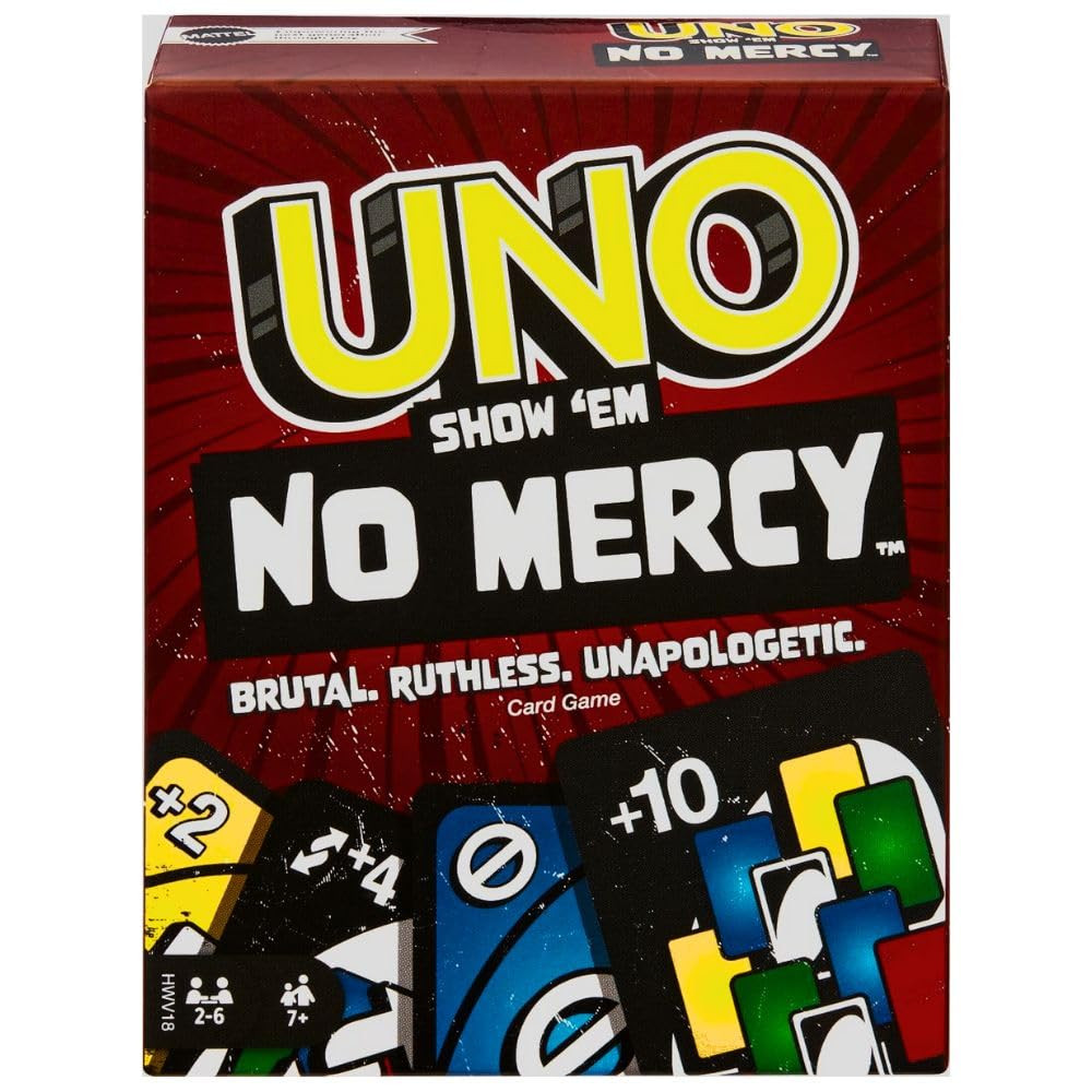 Mattel Games UNO Show ‘em No Mercy Card Game for Kids, Adults & Family Parties and Travel with ... | Amazon (CA)