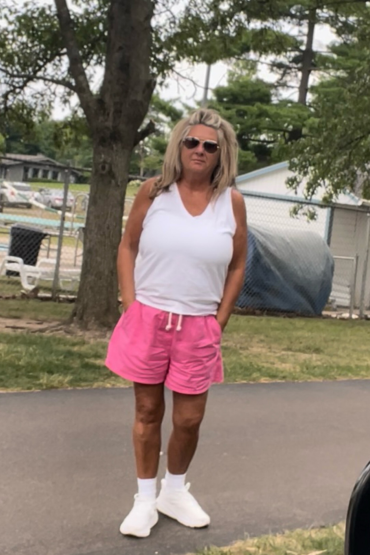 Perfect top for soupy summers. 
Vintage slub cotton V-neck tank top

#LTKStyleTip #LTKxNSale #LTKSummerSales