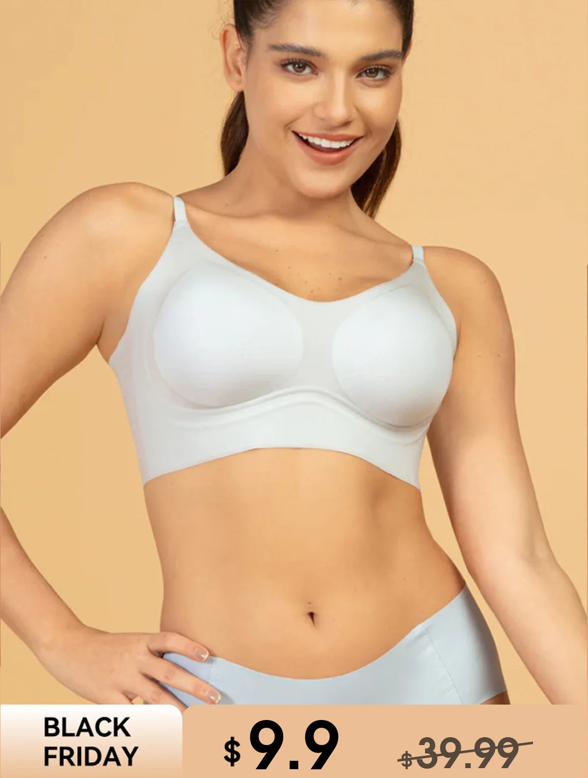 Comfelie® Airlite Spaghetti Strap seamless Breathable Bra | Comfelie