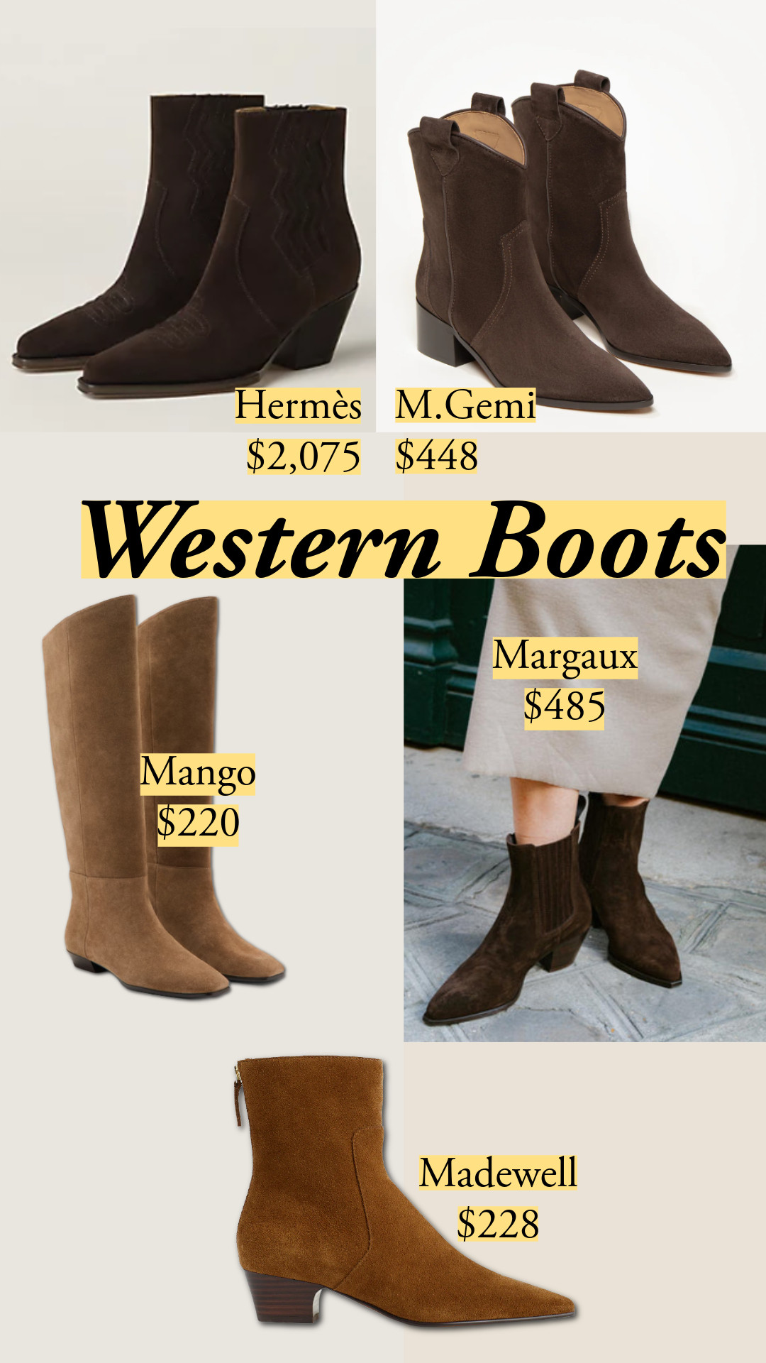 Western Boots | M.Gemi | Aeyde | Margaux | Madewell | Mango | Sale alert | Styletips 👢 

 #LTKGiftGuide #LTKHoliday #LTKSaleAlert