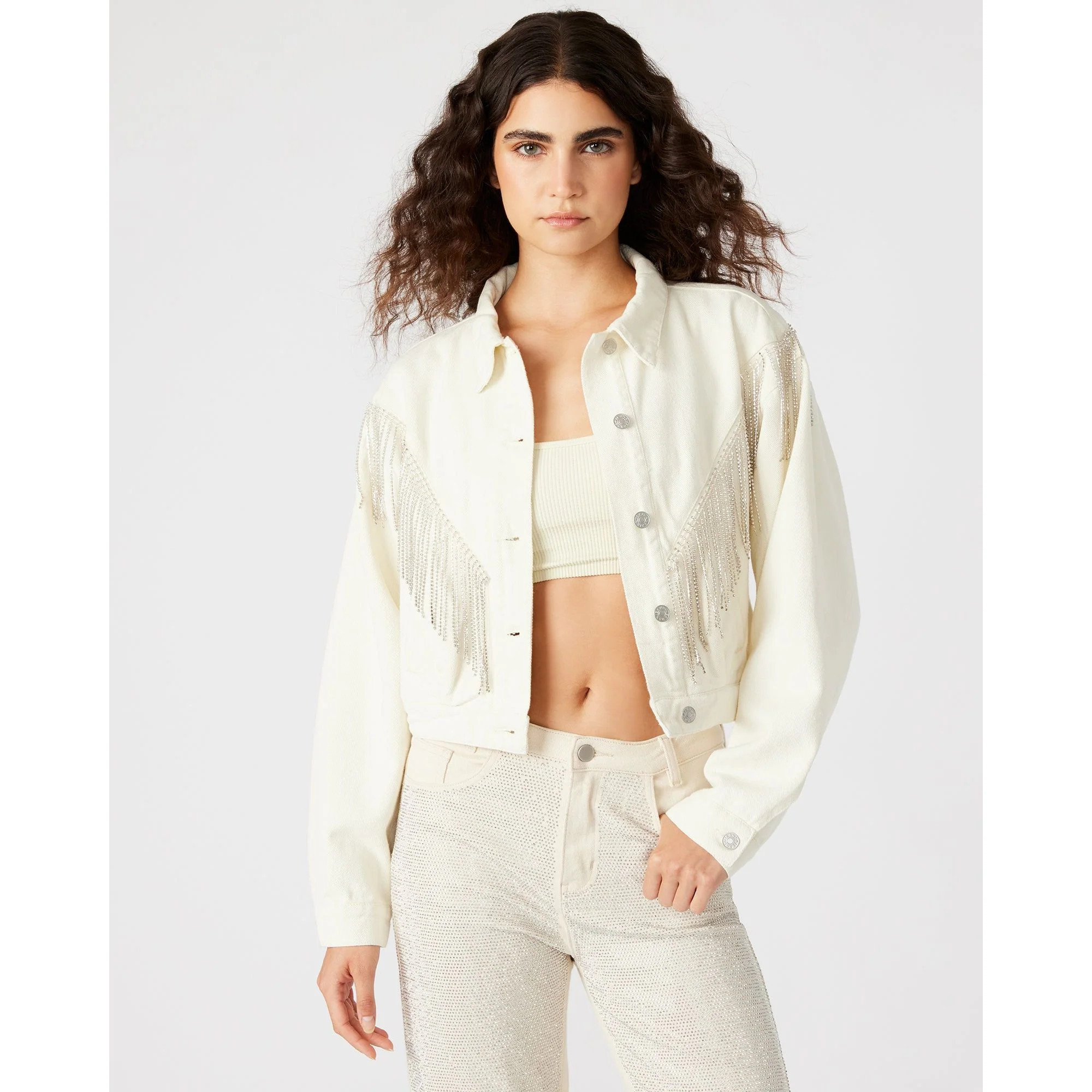 Canyon Denim Jacket Cream | Shop Simon