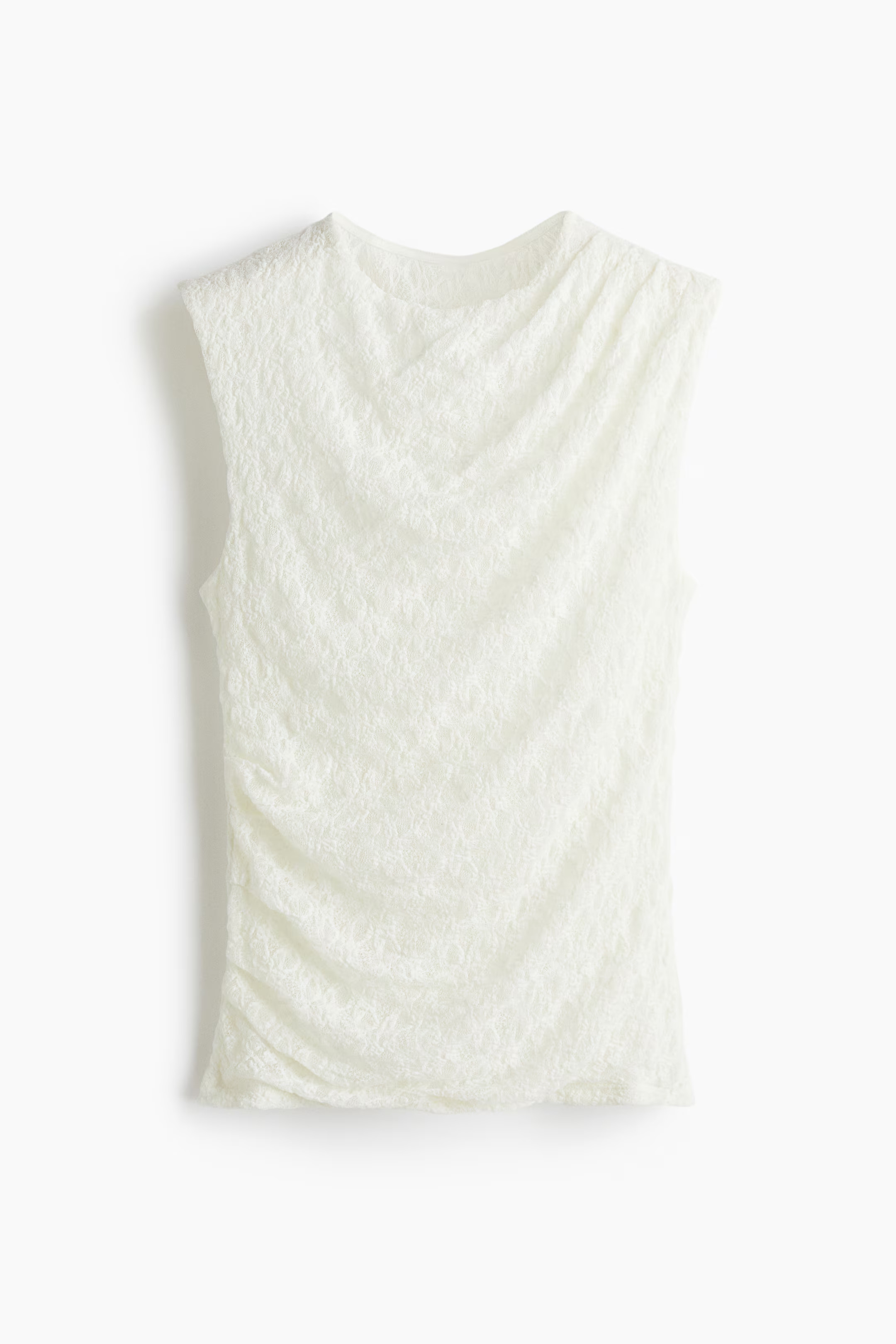 Top en jersey dentelle drapé | H&M (FR, IT, ES, PT, BE)