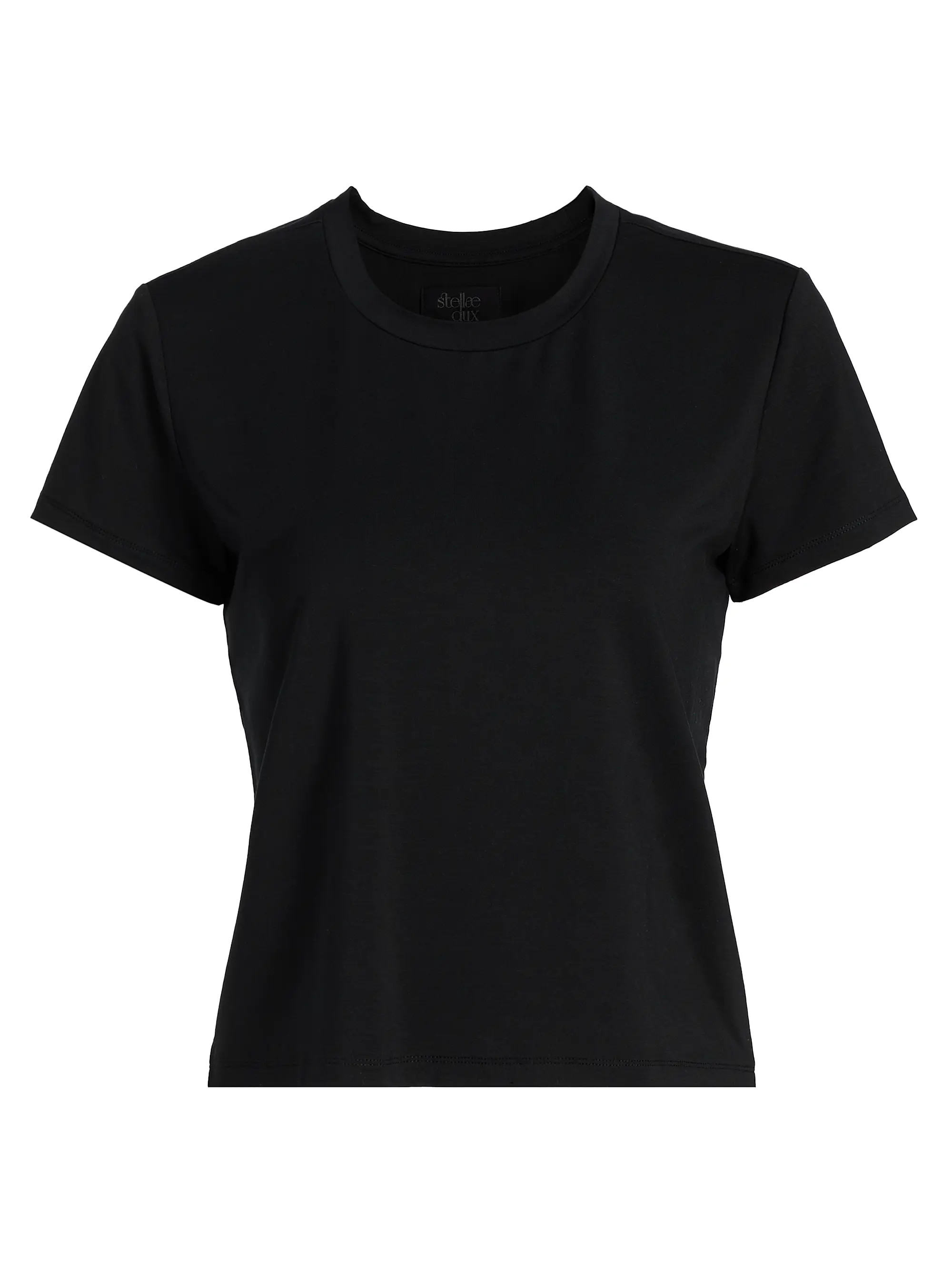 Stellae Dux Mesa Ribbed Short-Sleeve T-Shirt | Saks Fifth Avenue | Saks Fifth Avenue