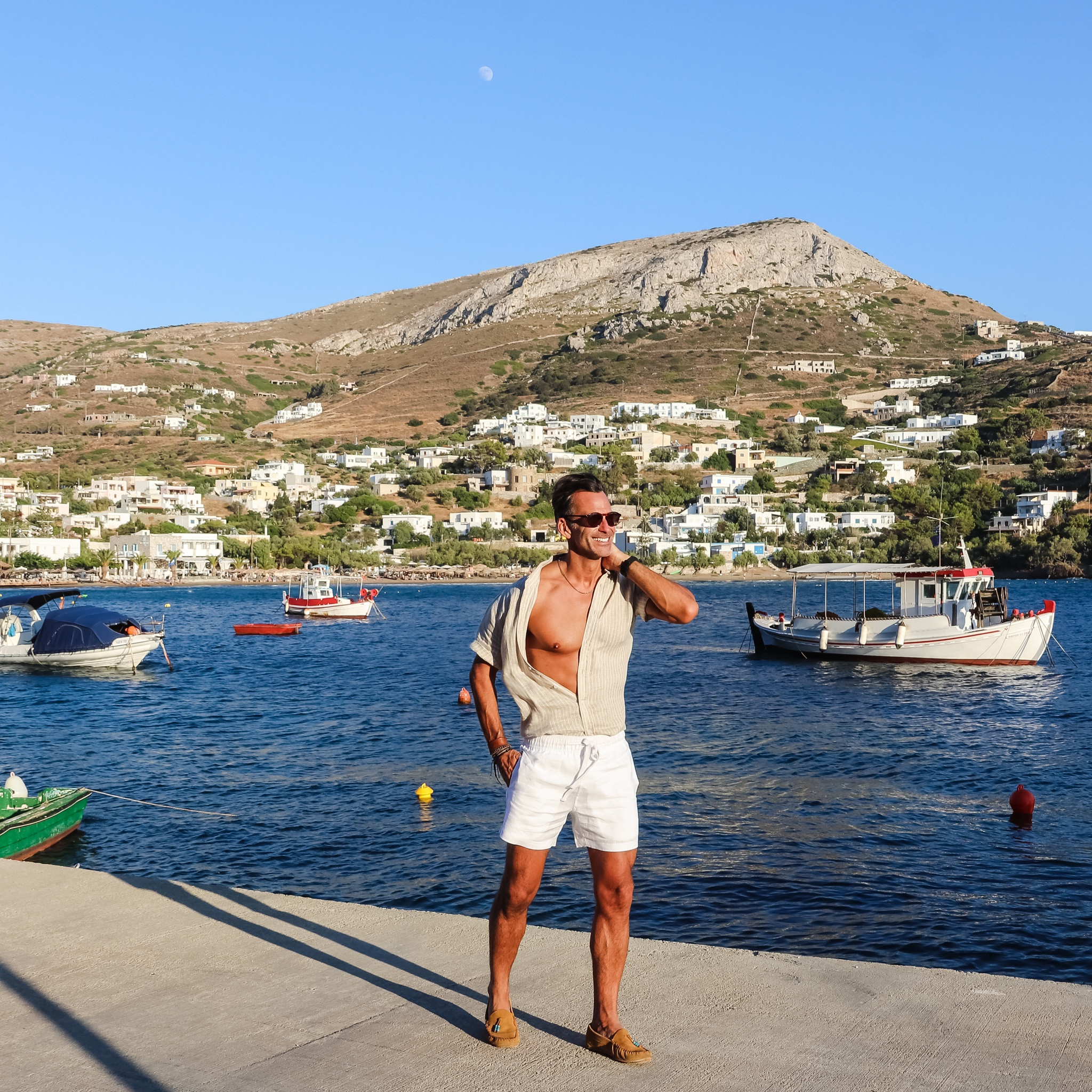 Labor Day doesn’t mean the end of Summer in our world… it just means we keep traveling to wherever it happens to always be Summer! ☀️😉 Men travel and holiday style classics, refined for a modern generation with linen shorts and shirts, casual and comfortable moccasins and sunglasses to seal the look. 

#LTKSeasonal #LTKtravel #LTKmens