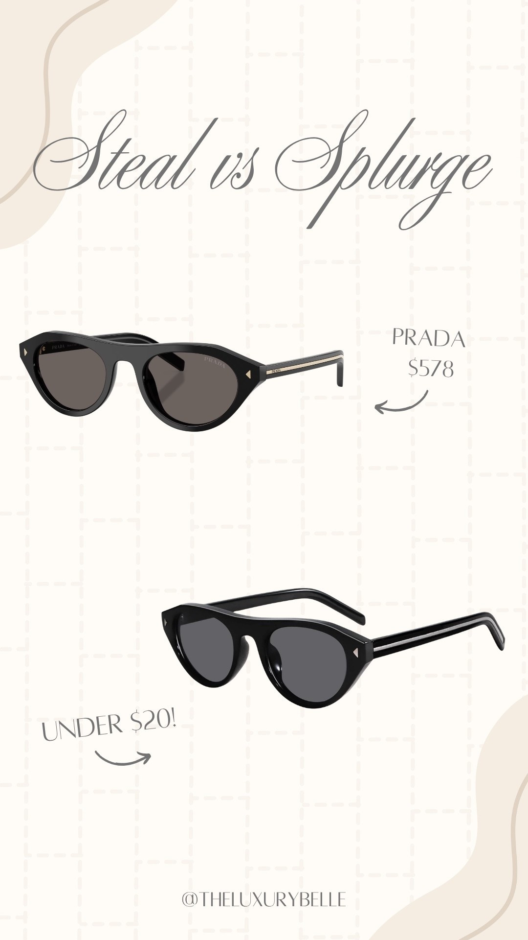 Steal vs Splurge—sunglasses edition!

#LTKgrwm #LTKootd #LTKSeasonal
