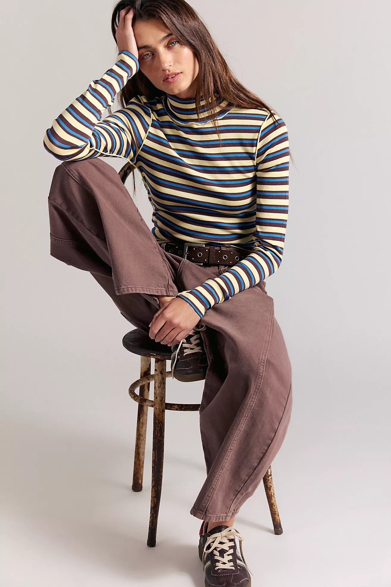 We The Free Good Good Stripe Turtleneck | Free People (Global - UK&FR Excluded)