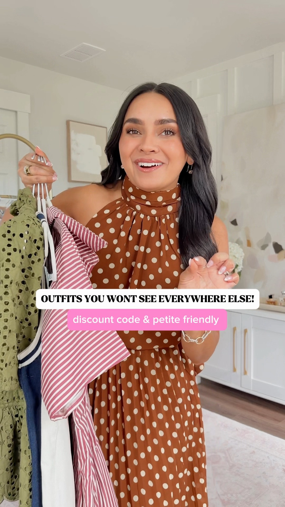 Code: RACHELM15 for 15% off!

For reference: I’m 5’0, petite, 32b bra size, and 2/26 in bottoms, pear shaped. 
*Everything I share is unaltered! TTS means true to size. Between size 5-6.5 in shoes

Brown polka dot top size xs TTS
Brown polka dot skirt size xs TTS
Clear heels size 5 TTS

Brown polka dot top size xs TTS
Ecrue jeans size 26 TTS
Clear heels size 5 TTS

Red stripe dress size xs TTS
Clear heels size 5 TTS

Green eyelet top size small TTS
Ecrue jeans size 26 TTS
Clear heels size 5 TTS

Navy white trim sweater dress size xs TTS
Jelly flats size 5 TTS


Summer dresses
Early fall outfits
Business casual workwear
Back to school
Teacher outfits

#LTKPetite #LTKootd #LTKgrwm