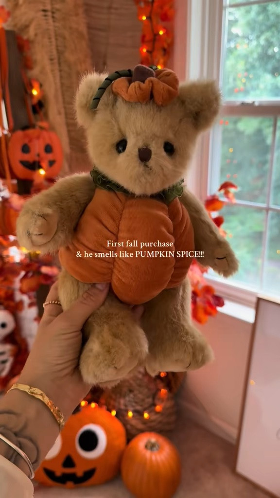 Pumpkin bear 🎃🧡🍁 code orange // Halloween fall decor

#LTKSeasonal #LTKdayinmylife #LTKHome