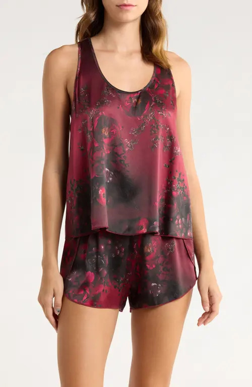 Lunya x Putnam Designs Washable Silk Short Pajamas in Rouge at Nordstrom, Size Large | Nordstrom