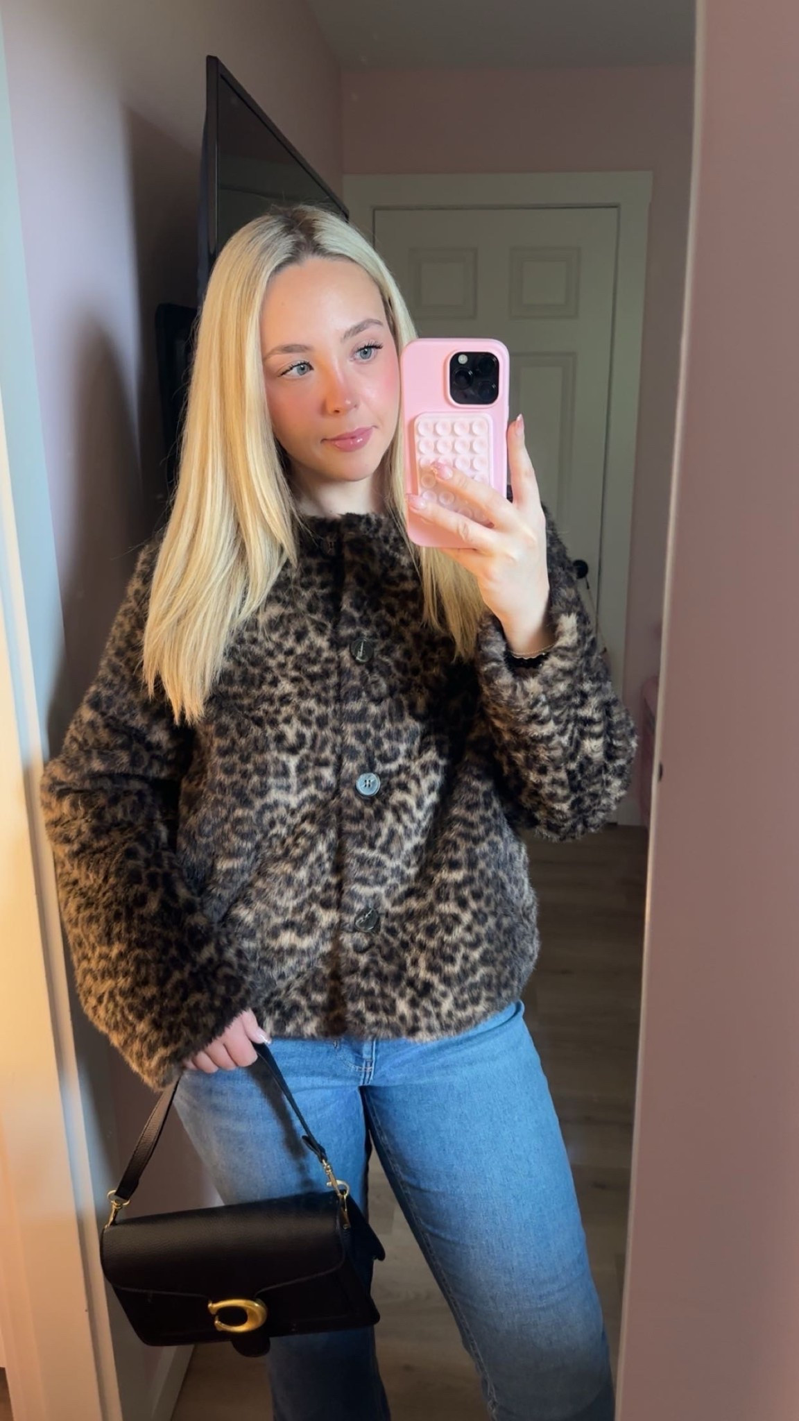 Cutest leopard print jacket !! ✨🤎🐆

#LTKstyletip #LTKwinter #LTKholiday