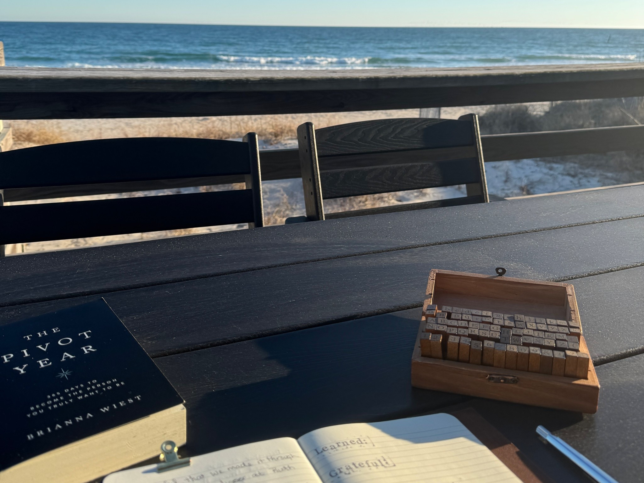 Favorite stamp set for journaling. Upper case letters, lower case letters, and numbers.