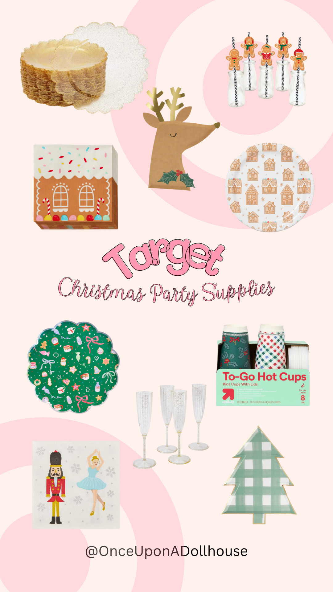 Target Christmas Party Supplies!

Plates, cups, napkins, glasses, platter, straws

#LTKFindsUnder50 #LTKHoliday #LTKHome
