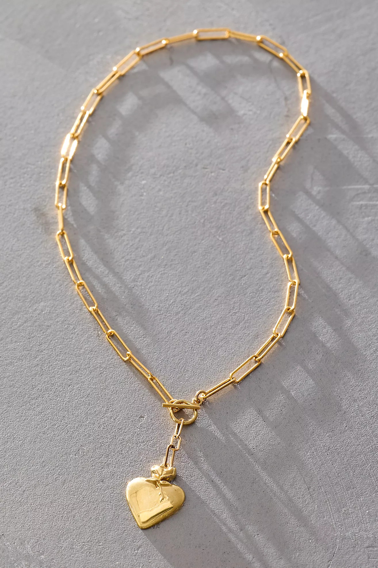 Iwona Aurora Paperclip Heart Necklace | Free People (Global - UK&FR Excluded)