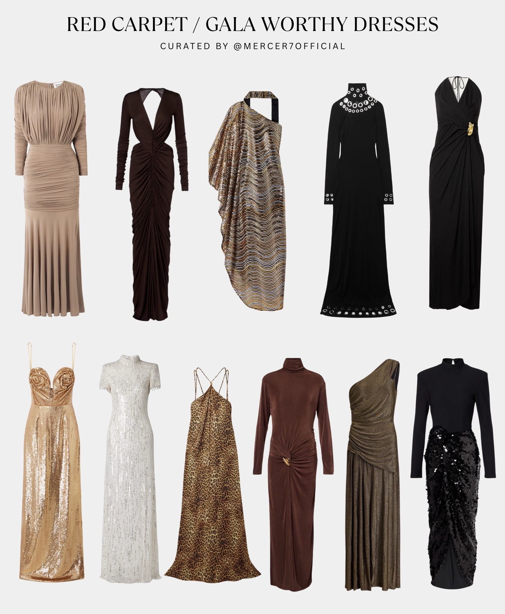The perfect gowns for party season!

#LTKeurope #LTKwinter #LTKdresses